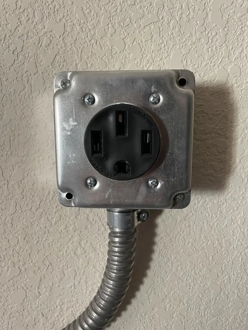 NEMA 14-50 outlet installed for Smart Home Electrical in Red Wing