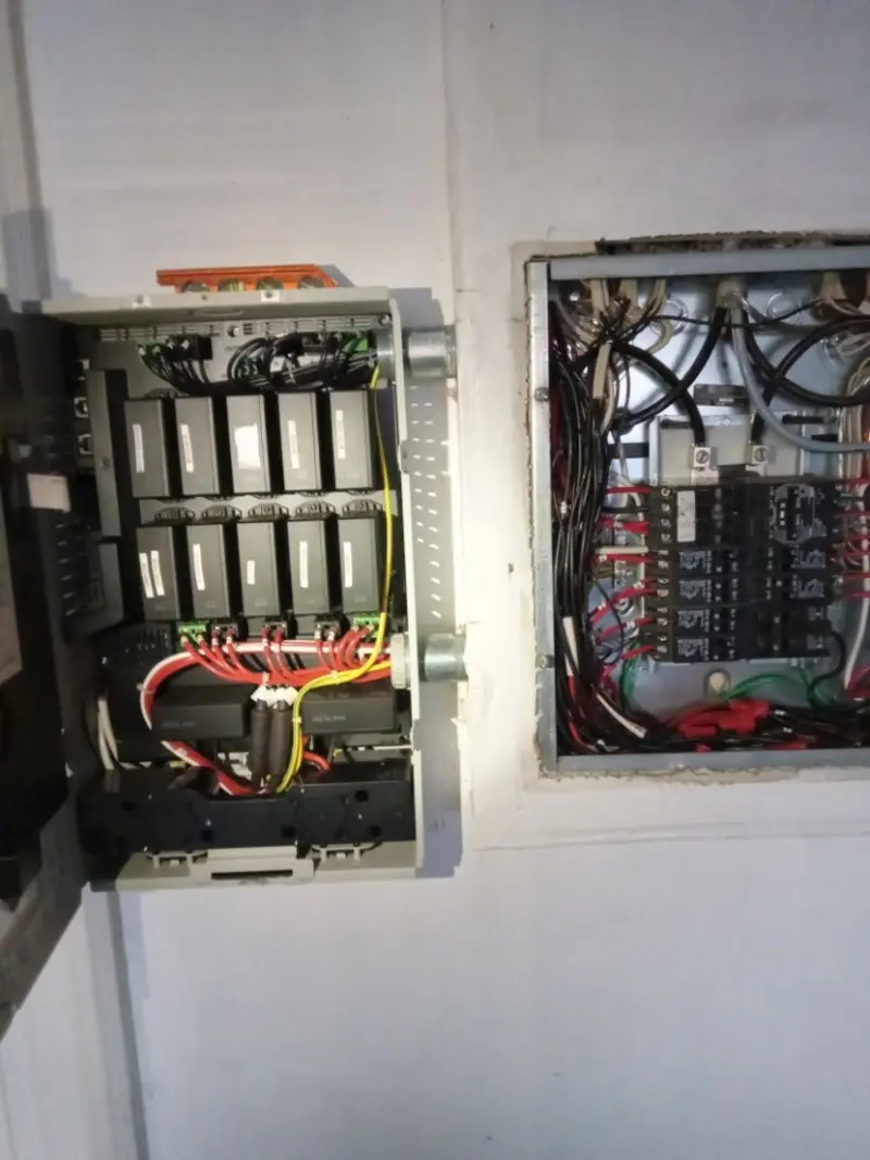 Electrical panel upgrade completed for Security Camera Wiring in Red Wing